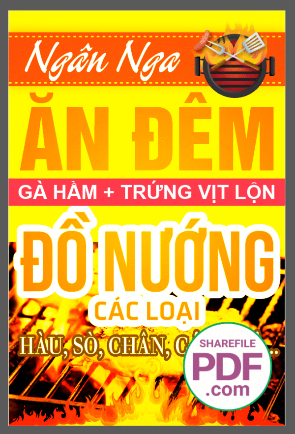 Biển Ngân Nga - ăn đêm đồ nướng file PDF & CDR