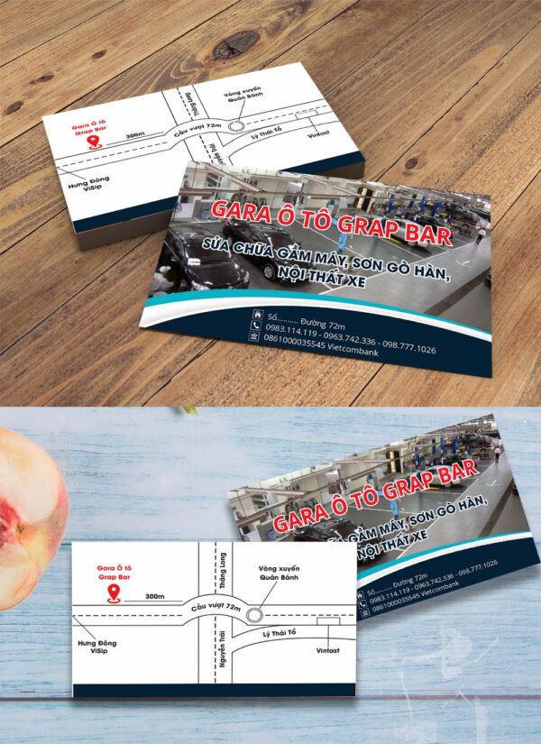 Mẫu danh thiếp name card đẹp file corel 2