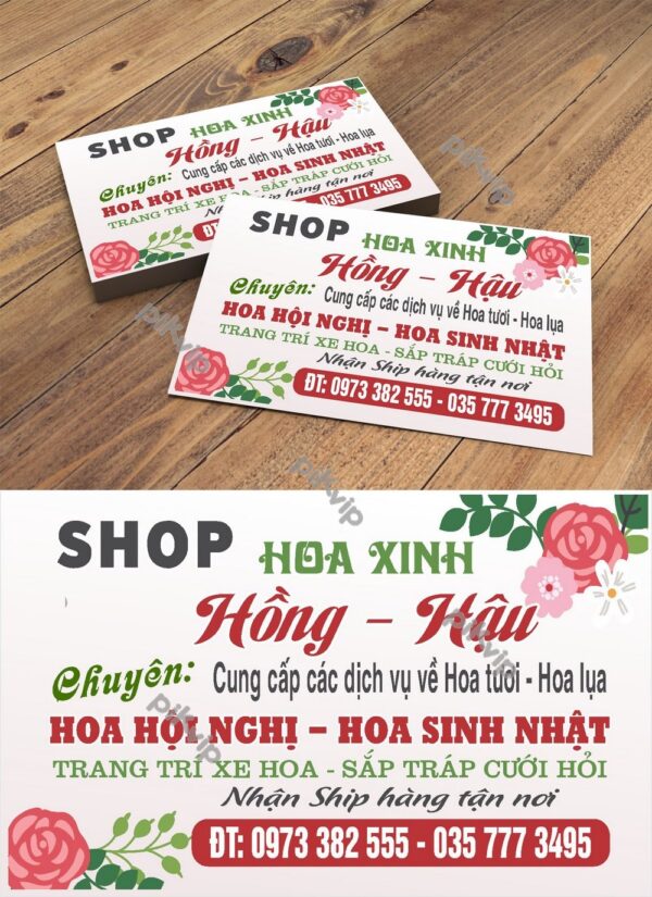 Mẫu danh thiếp namecard công ty file corel 82