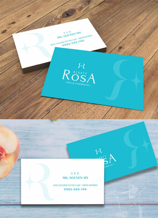 Mẫu danh thiếp name card đẹp file corel 4
