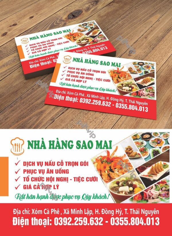 Mẫu danh thiếp namecard công ty file corel 93