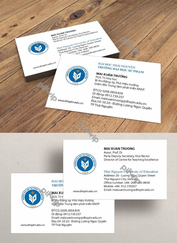 Mẫu danh thiếp namecard công ty file corel 97