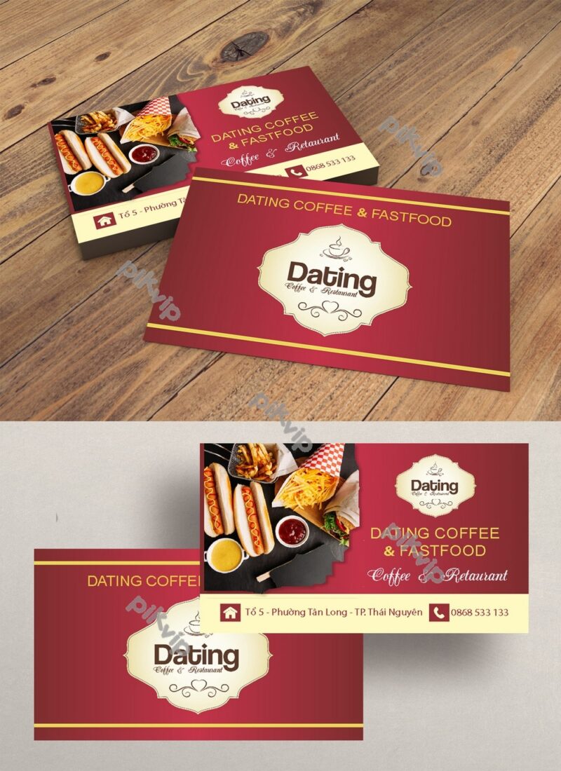Mẫu danh thiếp namecard công ty file corel 106