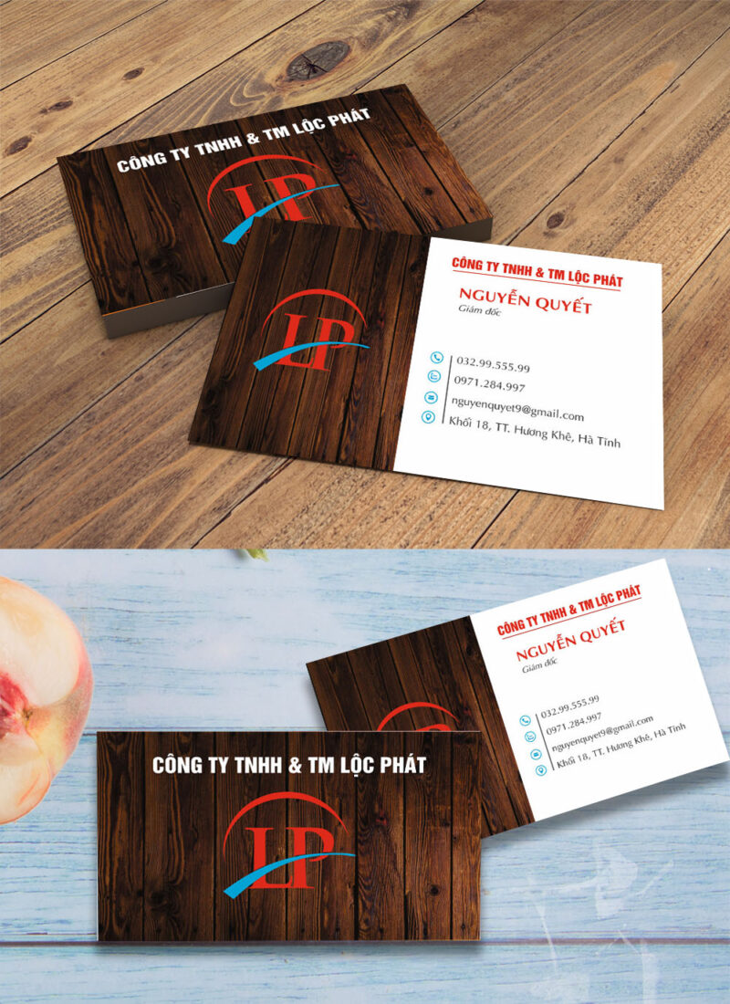 Mẫu danh thiếp name card đẹp file corel 11