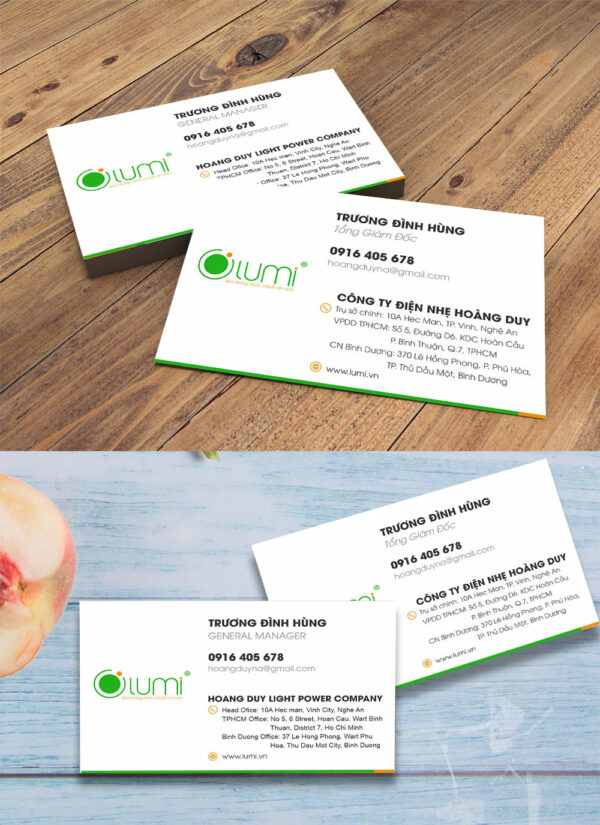 Mẫu danh thiếp name card đẹp file corel 12