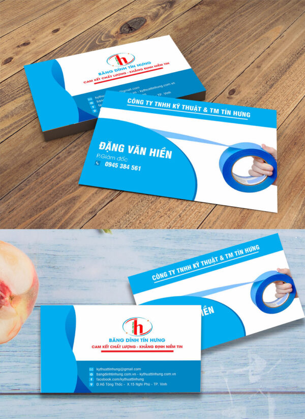 Mẫu danh thiếp name card đẹp file corel 24