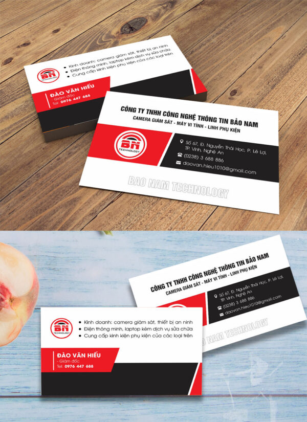 Mẫu danh thiếp name card đẹp file corel 43