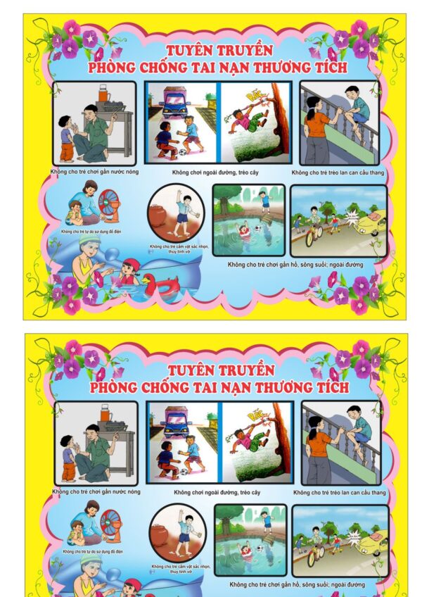 Tuyên truyền phòng chống tai nạn thương tích file PDF & CDR