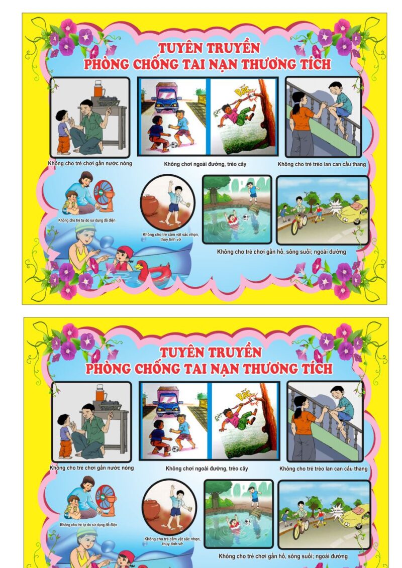 Tuyên truyền phòng chống tai nạn thương tích file PDF & CDR