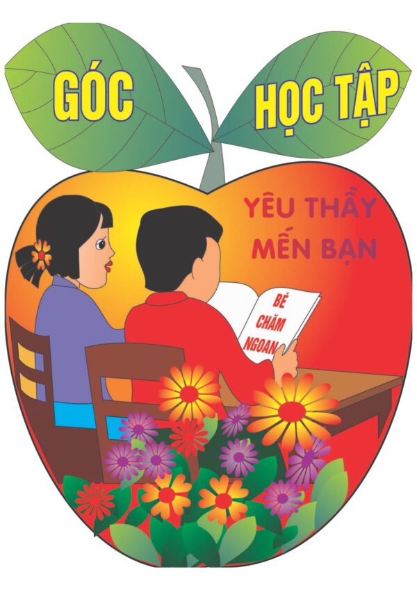 Góc học tập – yêu thầy mếm bạn
