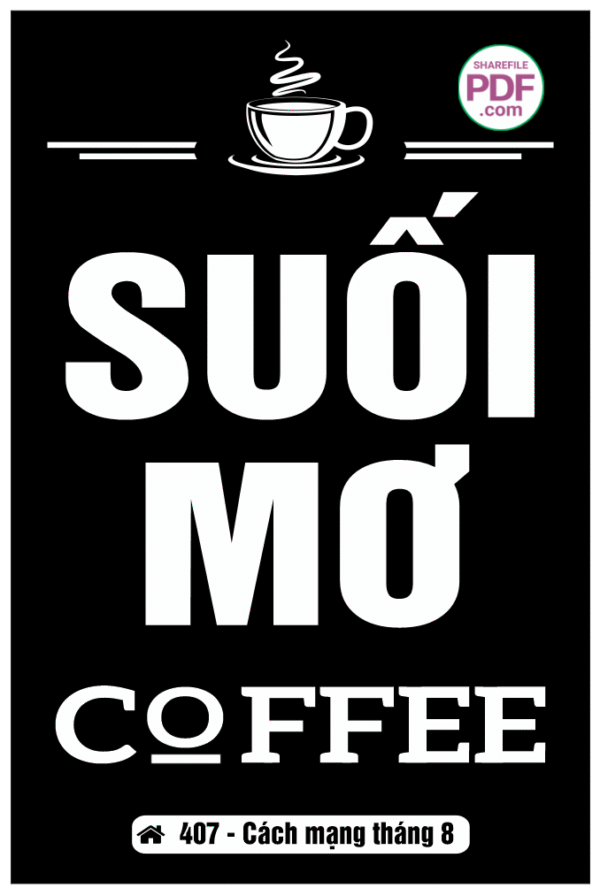 Biển suối mơ - Coffee file PDF & CDR