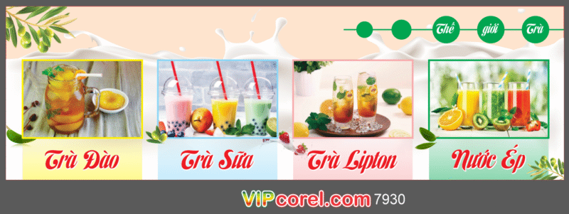 Trang trí decor - Thế giới trà - quán trà sữa
