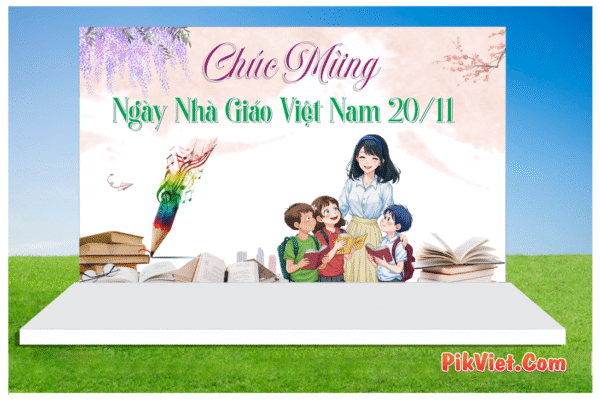 Phông Nền Chào Mừng Ngày Nhà Giáo Việt Nam 20-11 Mẫu 35