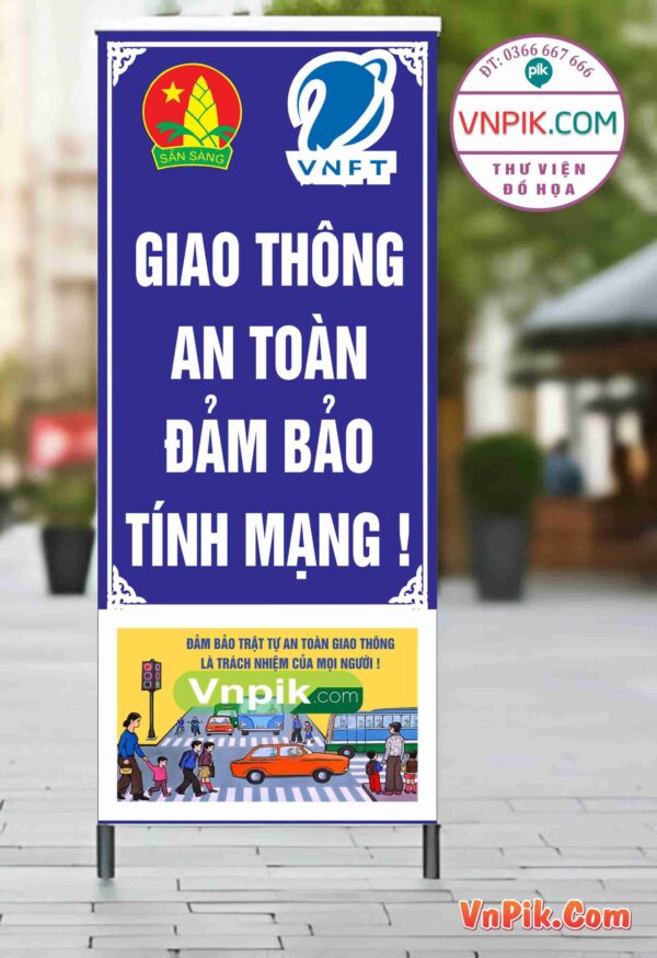 Khẩu hiệu tuyên truyền an toàn giao thông mẫu 9