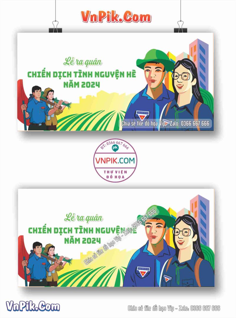 Lễ ra quân chiến dịch tình nguyện hè năm 2024 mẫu 3
