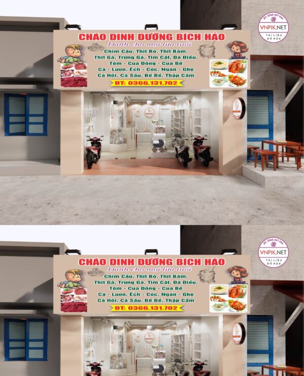 Biển cháo dinh dưỡng bích hảo