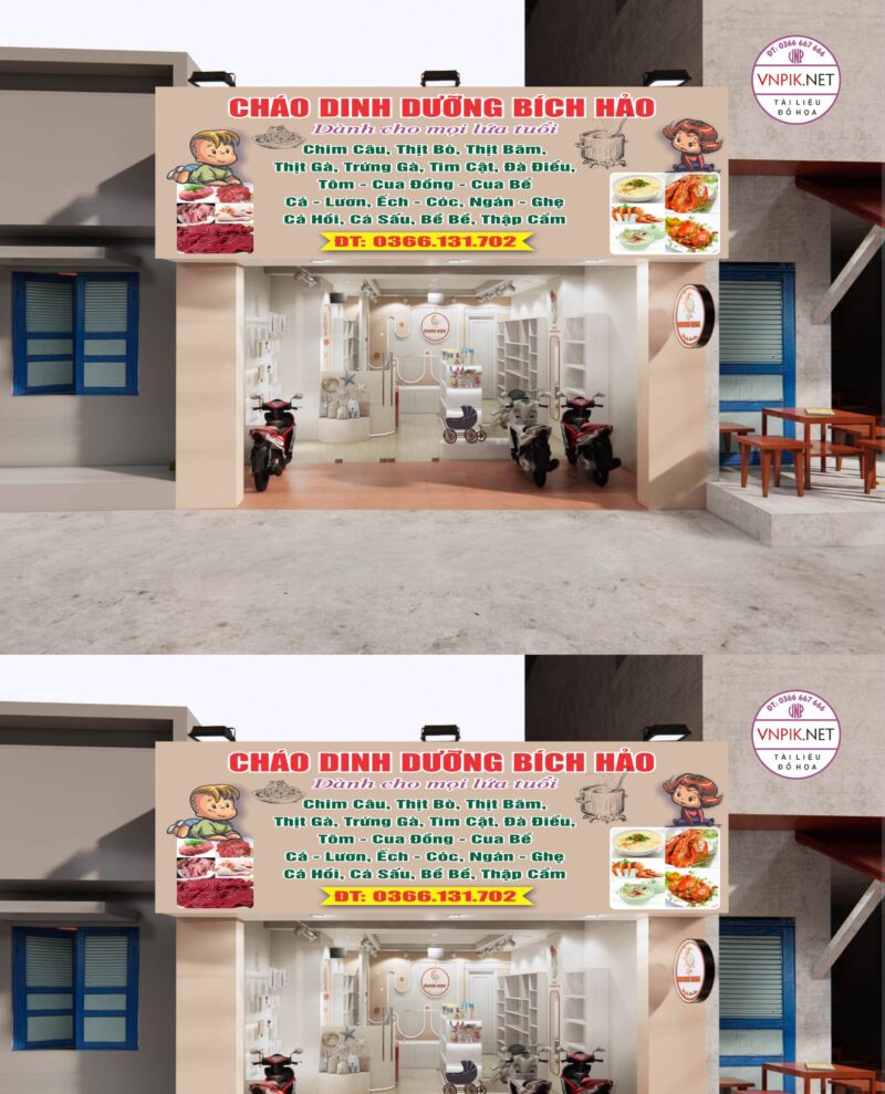 Biển cháo dinh dưỡng bích hảo