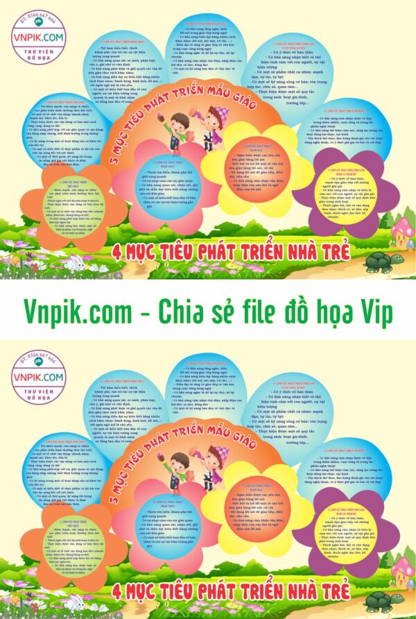 5 Mục tiêu phát triển mẫu giáo