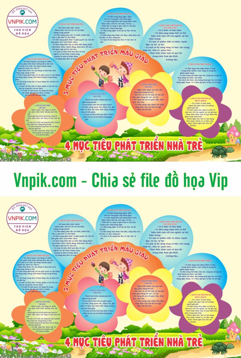 5 Mục tiêu phát triển mẫu giáo