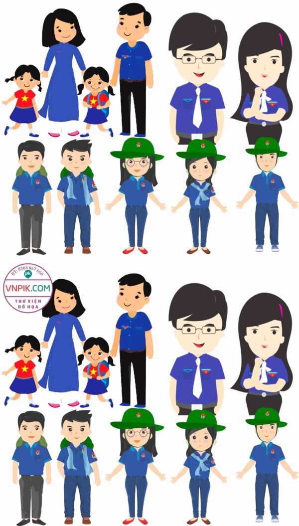 ChiBi đoàn viên, đoàn thanh niên