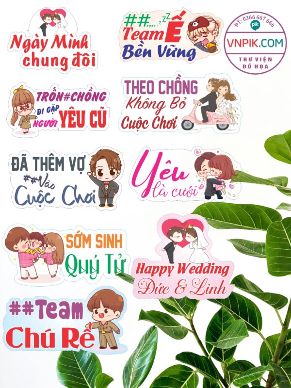 Hashtag đám cưới #2