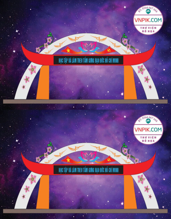 FILE COREL THIẾT KẾ CNC LED TRANG TRÍ ĐƯỜNG PHỐ, CỔNG CHÀO 2