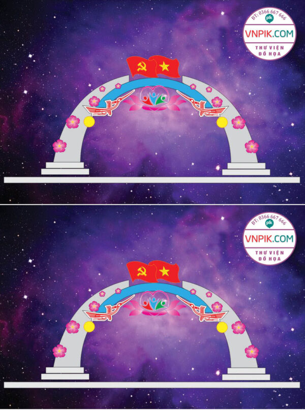 FILE COREL THIẾT KẾ CNC LED TRANG TRÍ ĐƯỜNG PHỐ, CỔNG CHÀO 3
