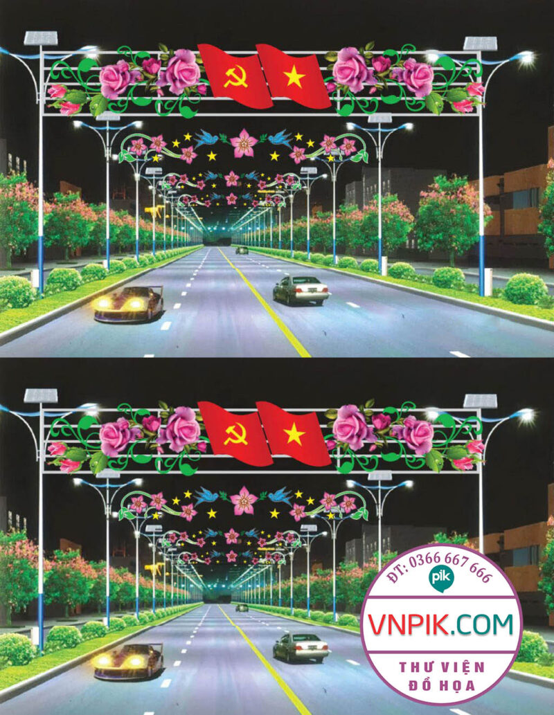 FILE COREL THIẾT KẾ CNC LED TRANG TRÍ ĐƯỜNG PHỐ, CỔNG CHÀO 48