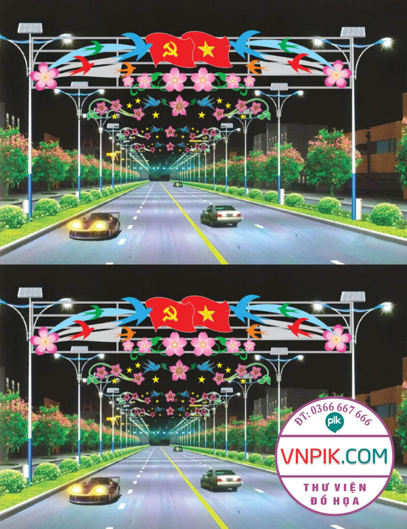 FILE COREL THIẾT KẾ CNC LED TRANG TRÍ ĐƯỜNG PHỐ, CỔNG CHÀO 49