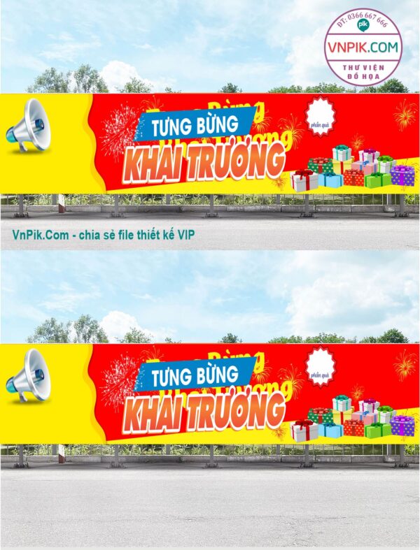 Mẫu Bangzon Khai Trương Quán Ăn, Nhà Hàng Đẹp File Vector Mẫu 19