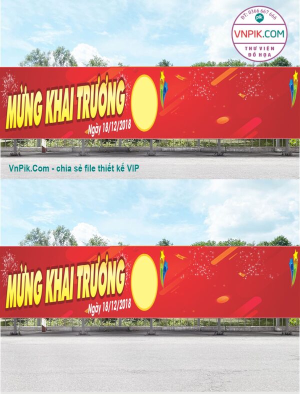 Mẫu Bangzon Khai Trương Quán Ăn, Nhà Hàng Đẹp File Vector Mẫu 21