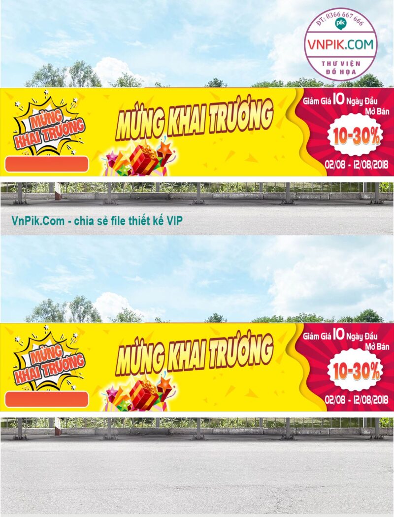 Mẫu Bangzon Khai Trương Quán Ăn, Nhà Hàng Đẹp File Vector Mẫu 22