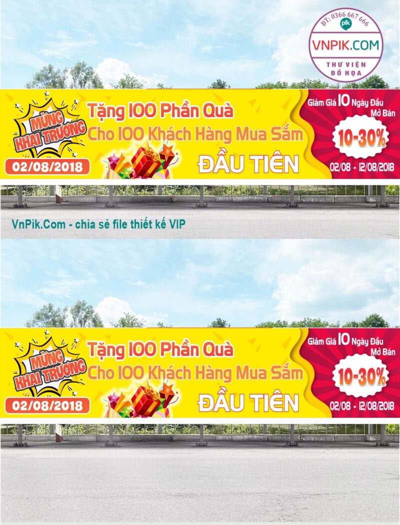 Mẫu Bangzon Khai Trương Quán Ăn, Nhà Hàng Đẹp File Vector Mẫu 23