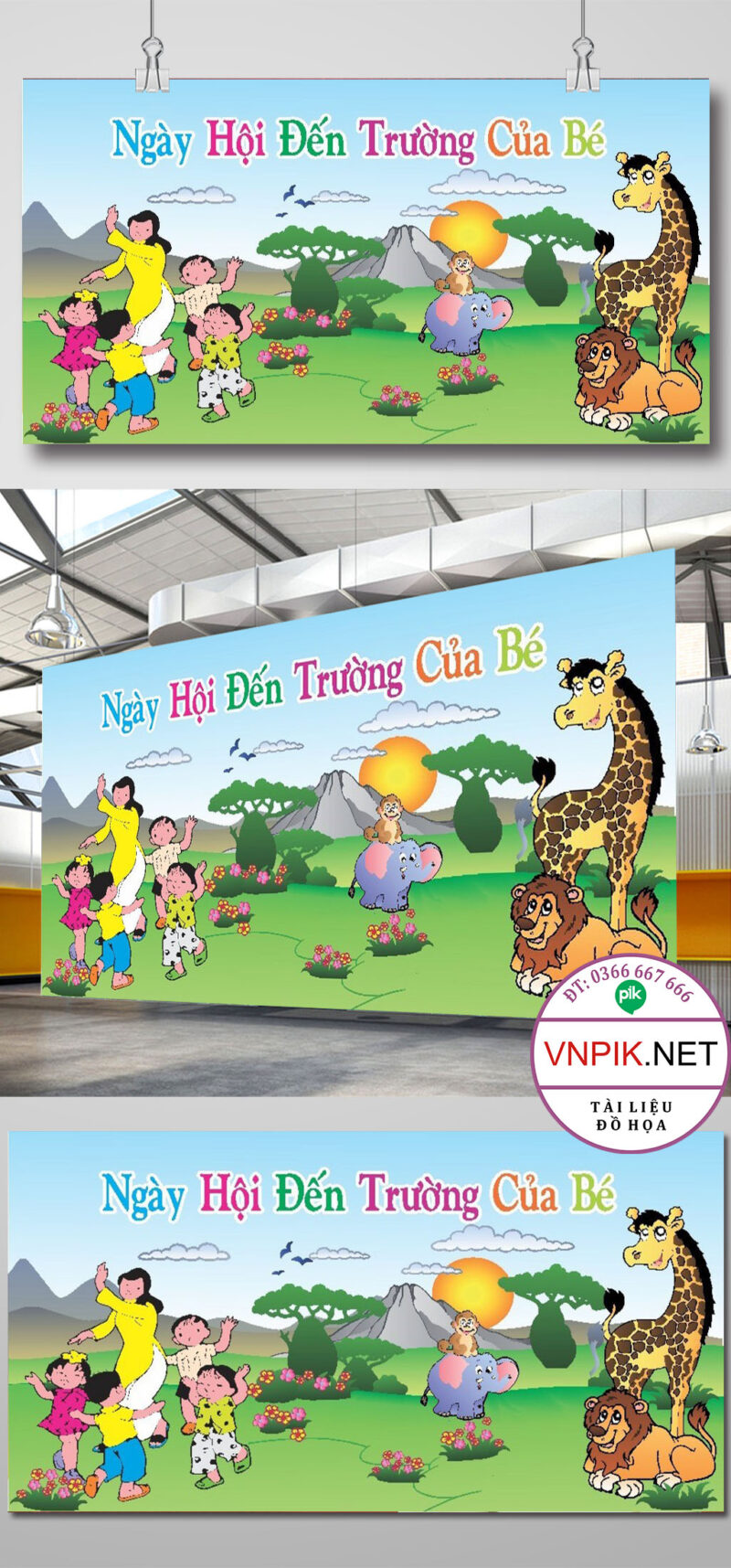 Mẫu Phông Nền Khai Giảng Năm Học Mới File Corel 83