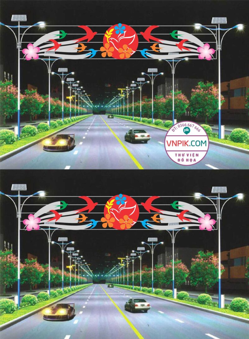 FILE COREL THIẾT KẾ CNC LED TRANG TRÍ ĐƯỜNG PHỐ, CỔNG CHÀO 52