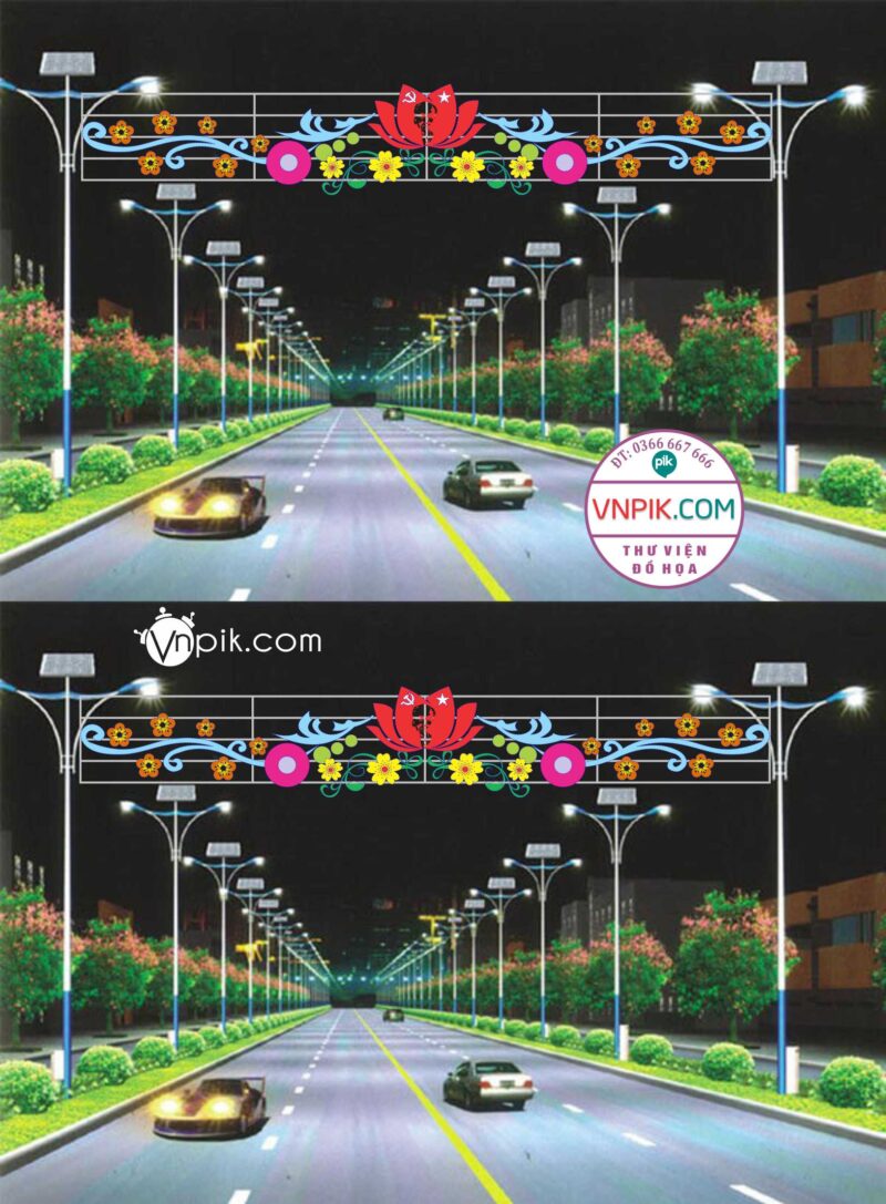 FILE COREL THIẾT KẾ CNC LED TRANG TRÍ ĐƯỜNG PHỐ, CỔNG CHÀO 58