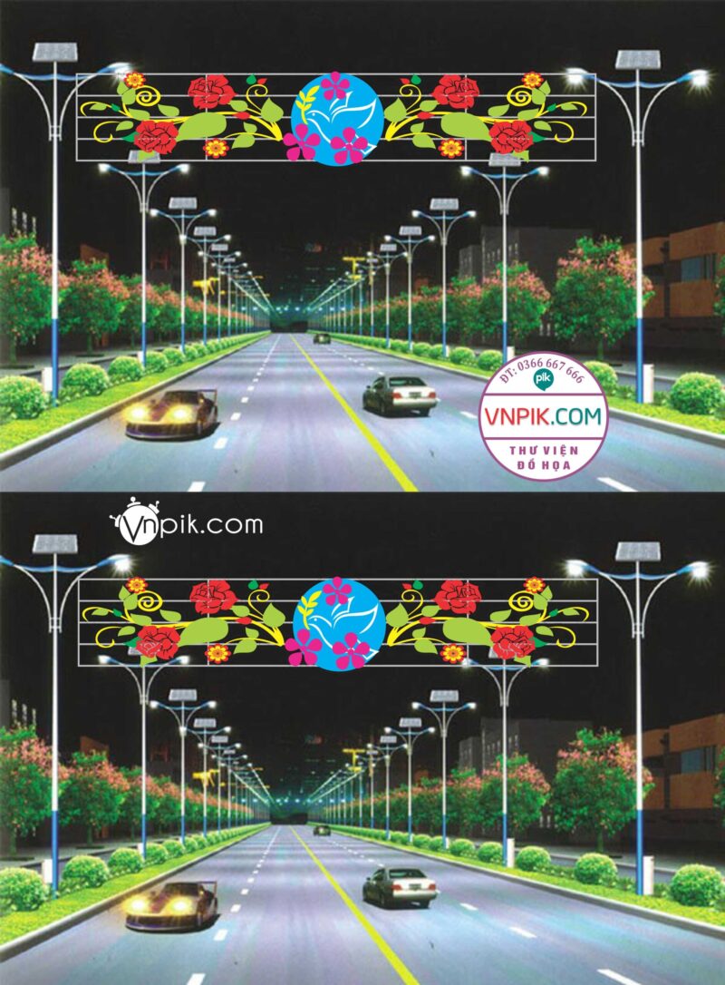 FILE COREL THIẾT KẾ CNC LED TRANG TRÍ ĐƯỜNG PHỐ, CỔNG CHÀO 59