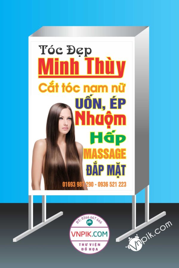Mẫu biển tóc đẹp minh thuỳ, cắt tóc nam nữ
