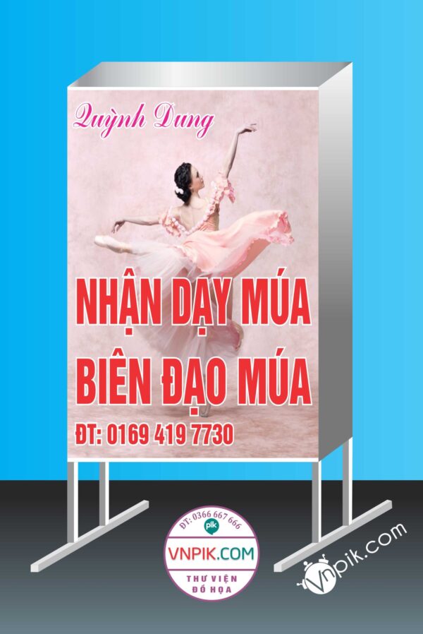 Mẫu biển vẫy dạy múa biên đạo múa
