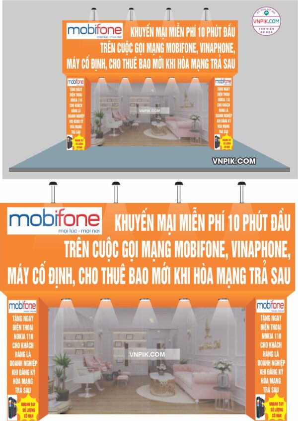 biển mobifone khuyến mại trên mọi cuộc gọi
