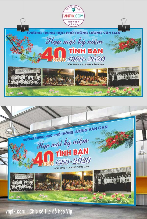 file meket họp mặt kỷ yếu 40 năm tình bạn