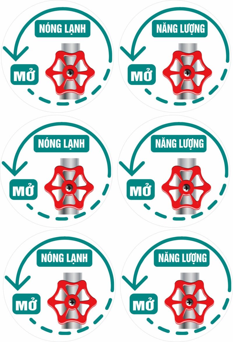 hướng dẫn khoá van nước nóng lạnh và năng lượng mặt trời