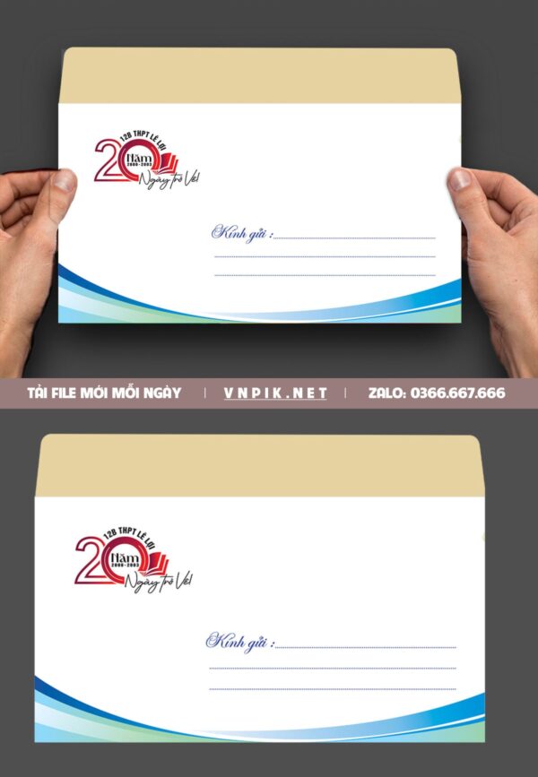 Bao thư họp lớp kỷ niệm 20 năm ra trường file corel 03