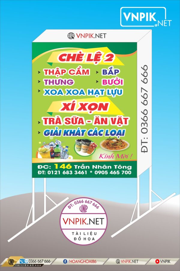 Mẫu Bảng Biển Quảng Cáo Công Ty File Corel 100