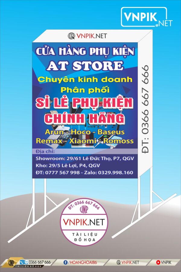 Mẫu Bảng Biển Quảng Cáo Công Ty File Corel 103
