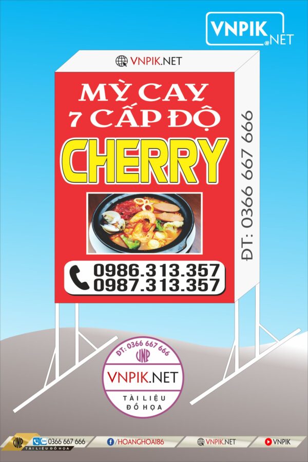 Mẫu Bảng Biển Quảng Cáo Công Ty File Corel 128