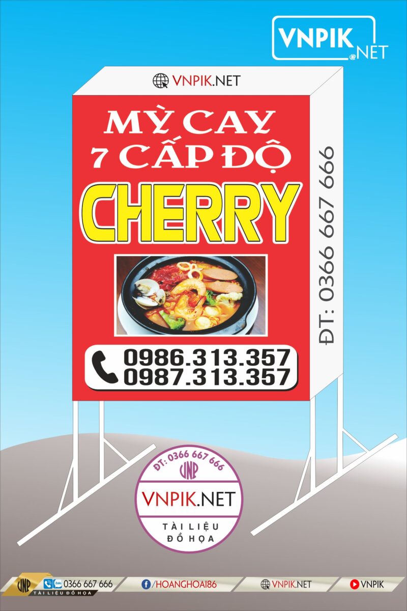 Mẫu Bảng Biển Quảng Cáo Công Ty File Corel 128