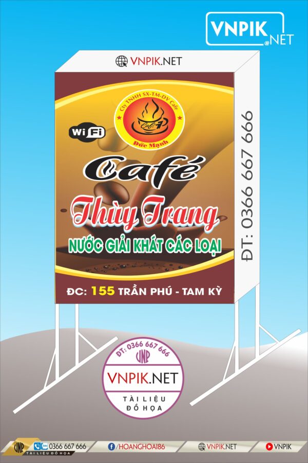 Mẫu Bảng Biển Quảng Cáo Công Ty File Corel 98