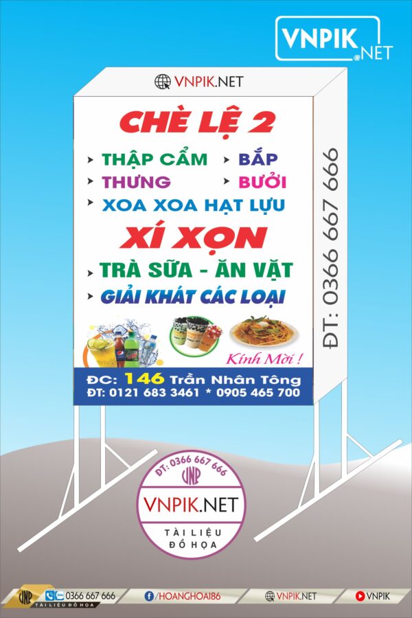 Mẫu Bảng Biển Quảng Cáo Công Ty File Corel 99