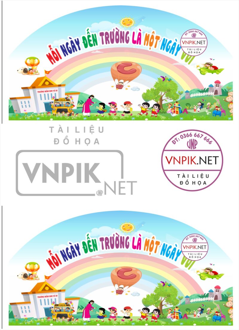 Mỗi ngày đến trường là một ngày vui file PDF & CDR